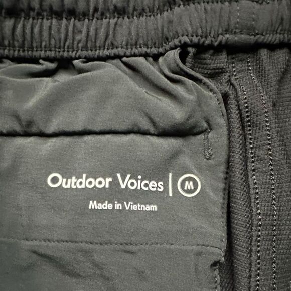 OUTDOOR VOICES Men’s Black RecTrek Pant Size Medium - Picture 4 of 7